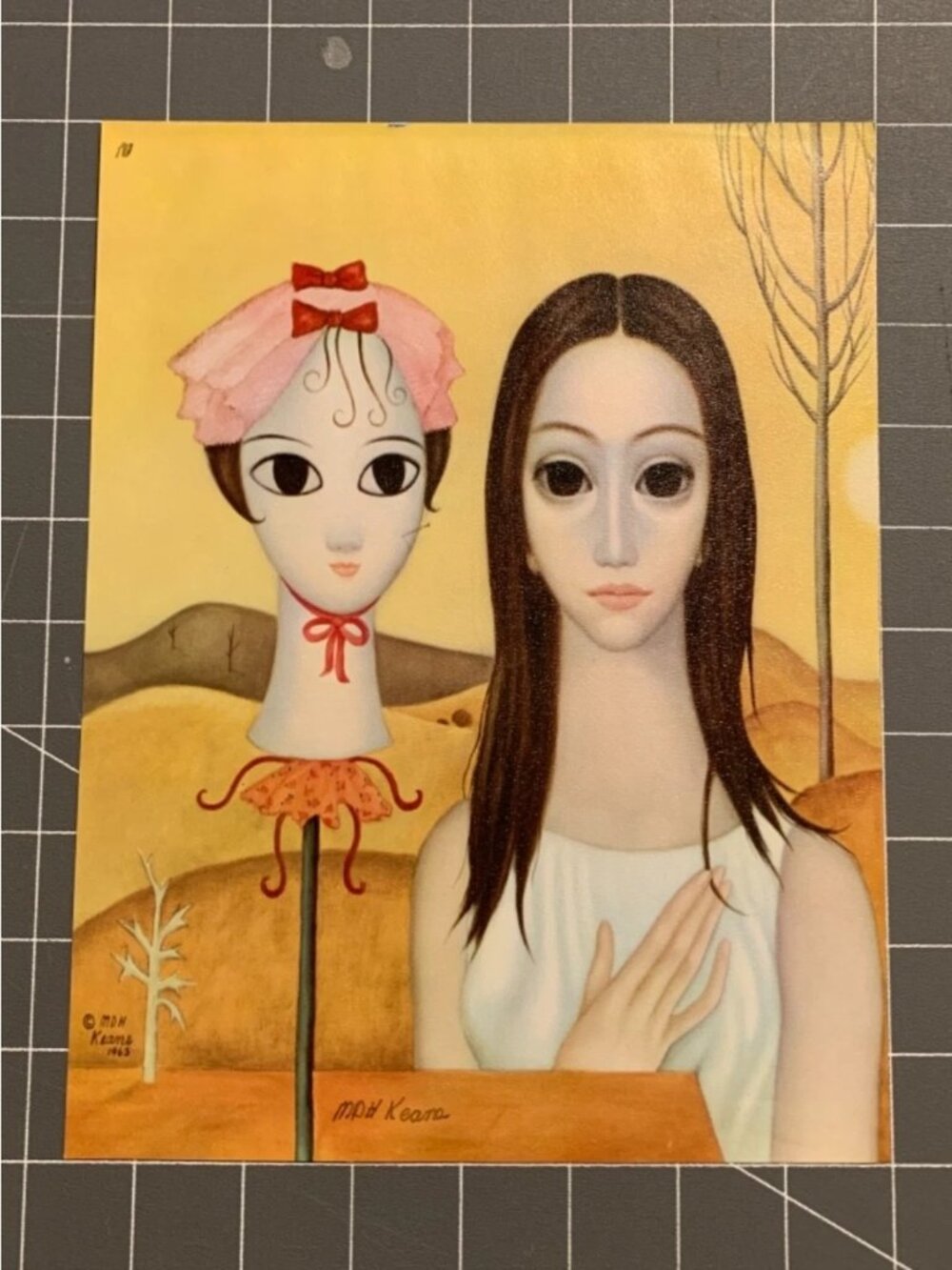 MDH Keane "Living Doll" - Signed & Numbered Limited Edition Lithograph Print